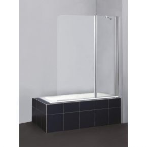 Шторка для ванны BelBagno Sela V-11 120x140 Хром / Шиншила правая BelBagno