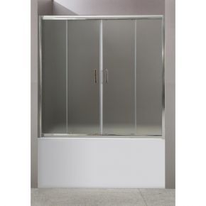 Шторка для ванны BelBagno Uno VF-2 170x145 Хром / Прозрачный BelBagno