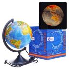 Globen Глобус Земли физический 210мм с подсветкой Классик