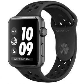 Смарт-часы Apple Смарт-часы Apple Watch Nike+ 42mm Space Gr Al/BlNikeBand MQL42RU/A