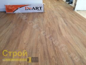 Кварцвиниловая плитка ПВХ DeART Floor DA 7013 Дуб Классик Optim Клеевая 2,5мм/0,3мм DeART Floor DeART Floor DA 7013 Optim Дуб Классик