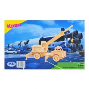 Wooden Toys Сборная деревянная модель Автомобиль Кран