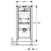 Система инсталляции Geberit Duofix для писсуара, с верхним подводом воды Geberit