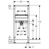Система инсталляции Geberit Duofix для раковины, h 112 Geberit