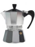 Гейзерная кофеварка G.A.T Aroma VIP 103403 серебристая 0.15 л G.A.T