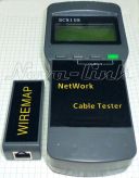 Тестер кабельный UTP/STP/BNC, R-блок кат5e, 6, длины до 1350м 52565 LY-CT014/SC8108