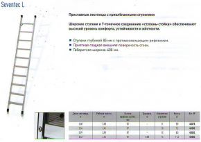 Лестница алюминиевая приставная (Германия)