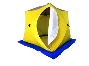 Зимняя палатка Стэк КУБ 3 (трехслойная) дышащая Стэк