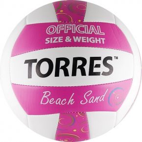 Мяч волейбольный TORRES Beach Sand Pink размер 5