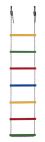 Лестница веревочная 7 ступеней цветная - D=25 мм