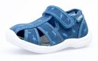 Модель: 221062-11 синий Туфли летние детские, текстильные "Котофей"